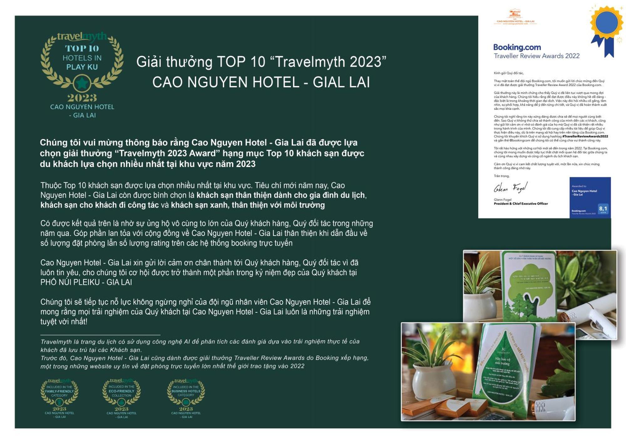 Cao Nguyen Hotel - Gia Lai Pleiku Eksteriør bilde